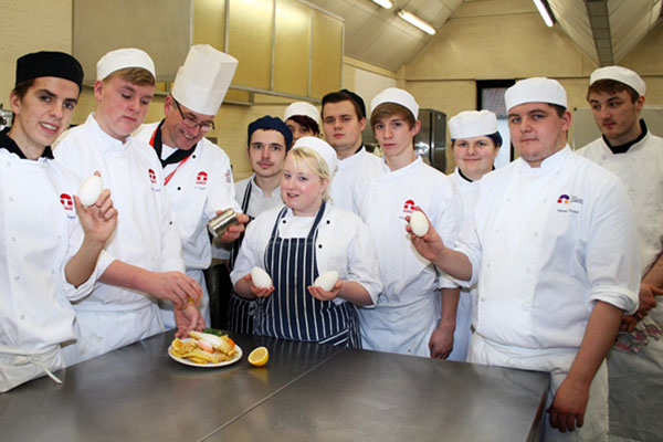 Shrove Tuesday at City College, Norwich